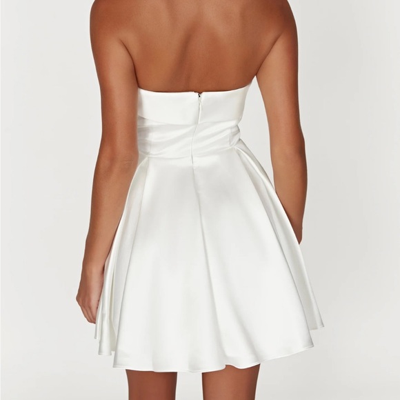 Meshki Eileen Dress White Size Small - Picture 3 of 4